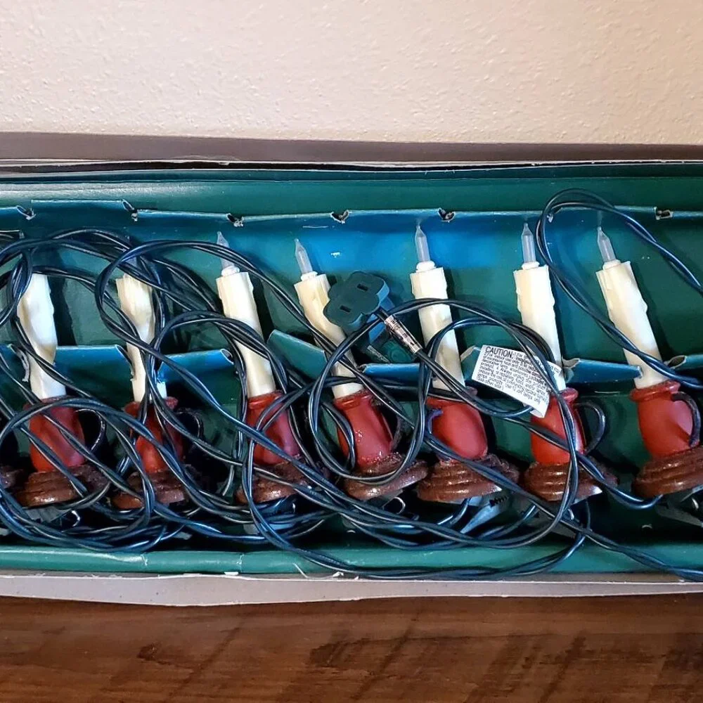 Kurt Adler Candle Clip on Lights 10 Light set